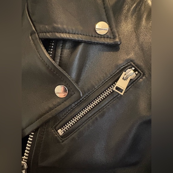 Lamarque Dylan black leather jacket XS - Picture 8 of 9